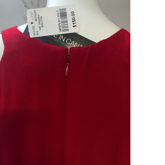 Le Chateau Red Prom Dress - Picture 4 of 6